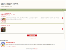Tablet Screenshot of cotillonmundofiesta.com